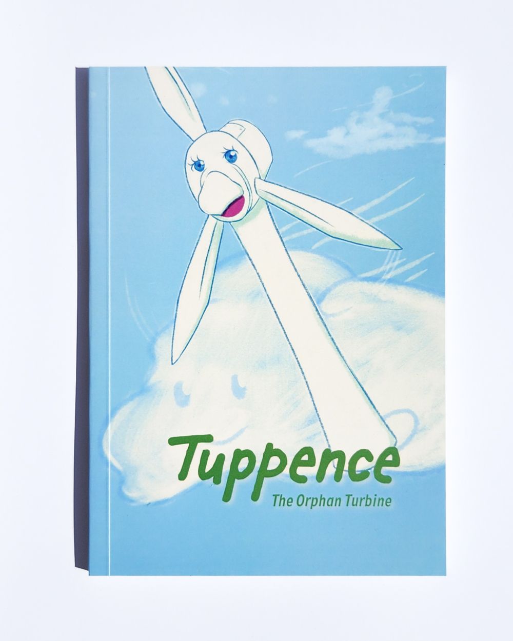 A Book Called Tuppence Shows a Wind Turbine on the Cover — Brindabella Print In Tuggeranong, ACT