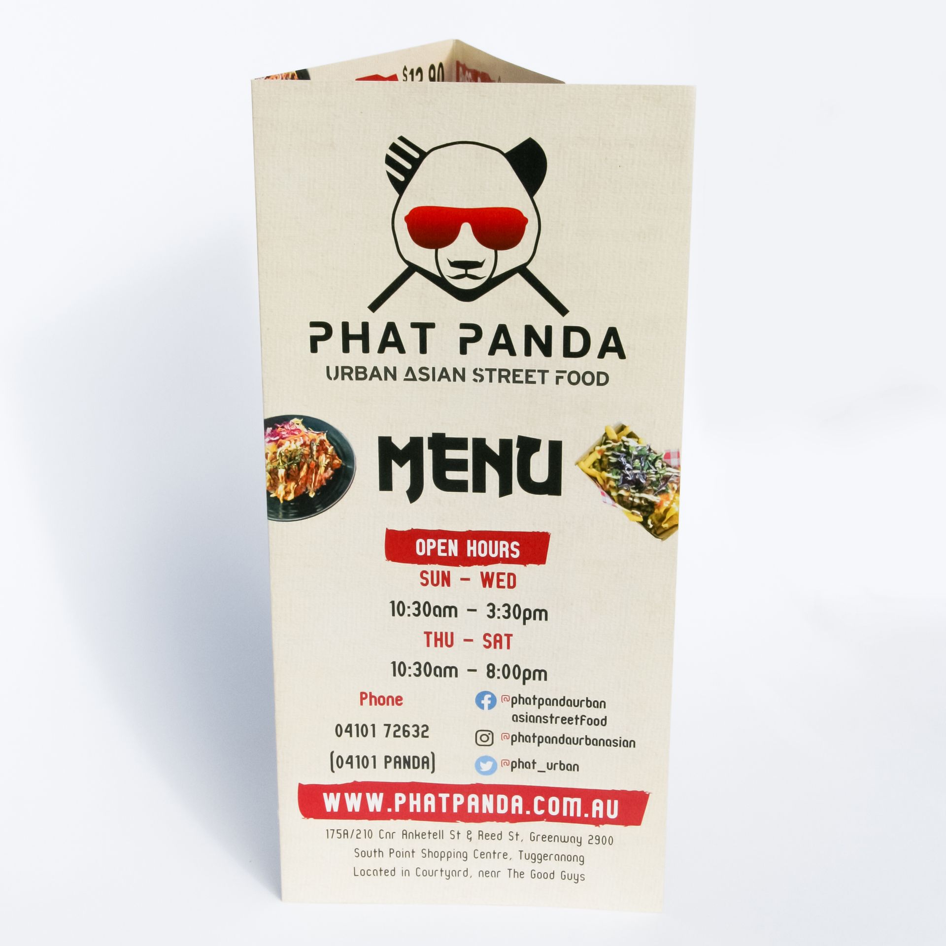 A Menu for a Restaurant Flyers — Brindabella Print In Pearce, ACT