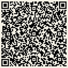 Ein schwarzweißer QR-Code auf weißem Hintergrund.