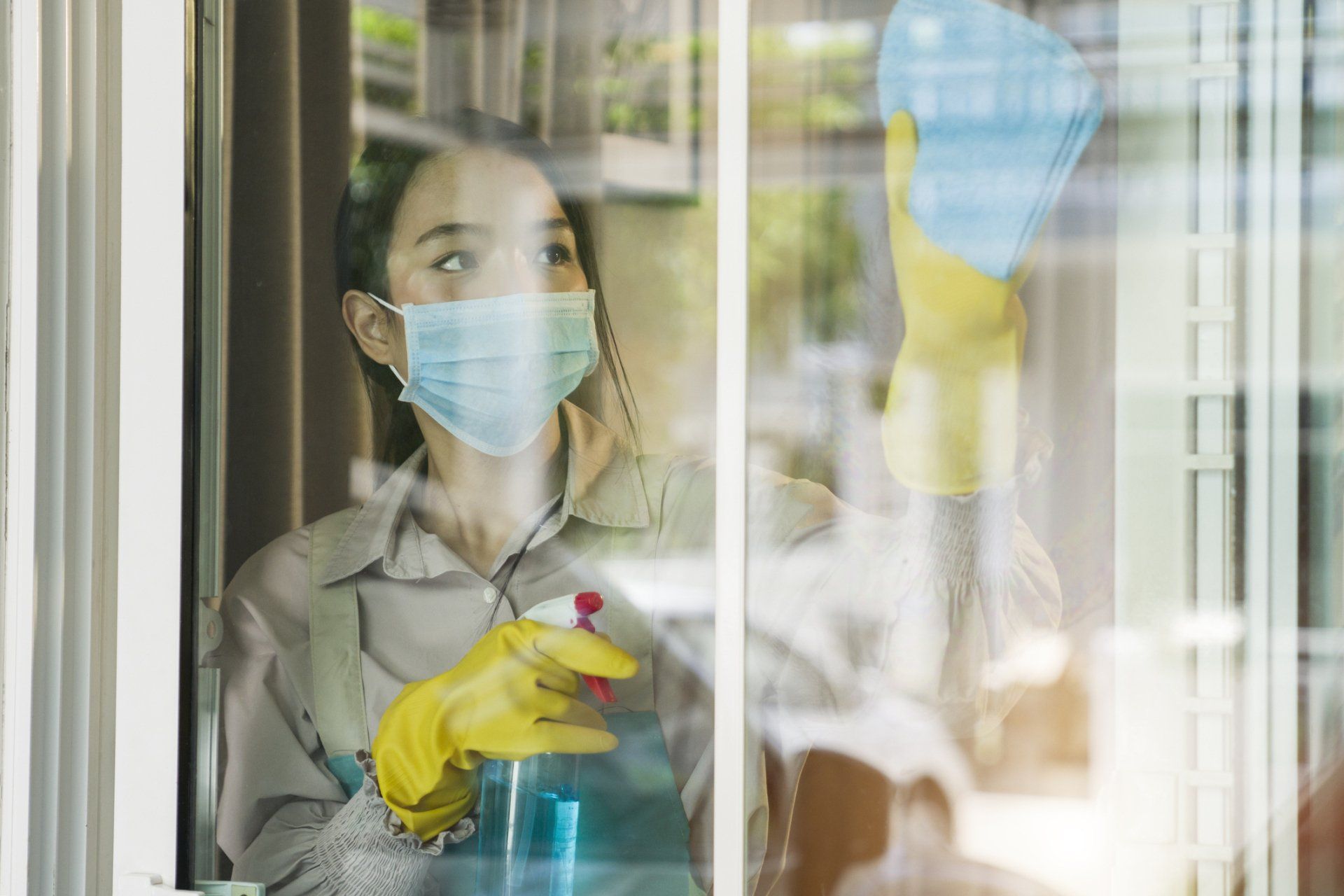 Cleaning Windows — Elk River, MN — A Plus Cleaning Service, Inc. Cleaning Windows — Elk River, MN — A Plus Cleaning Service, Inc.