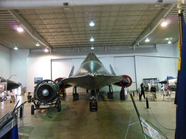 airplane in hangar