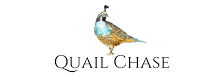 Quail Chase logo with a colorful quail above the name