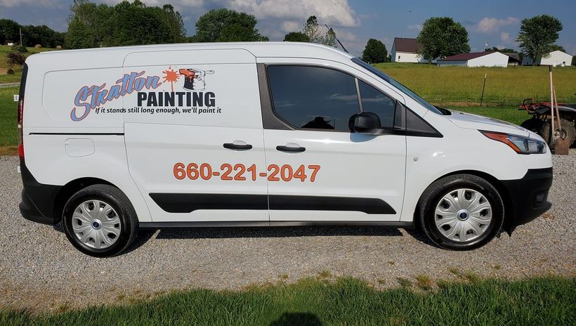 White van with
