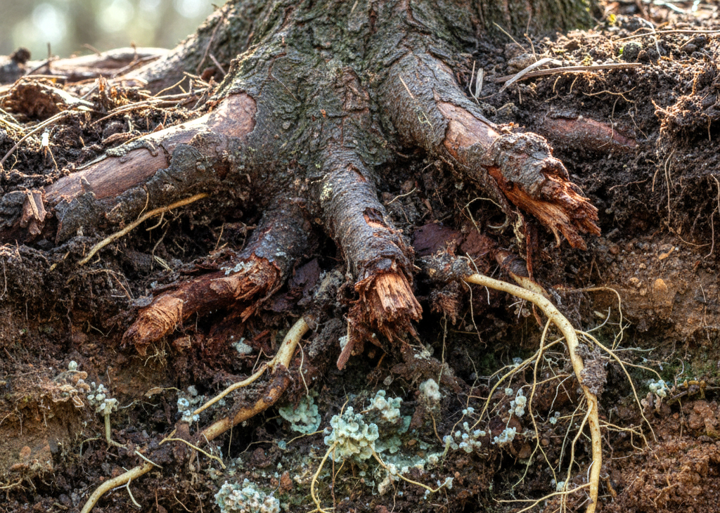 Can Tree Roots Burn Underground