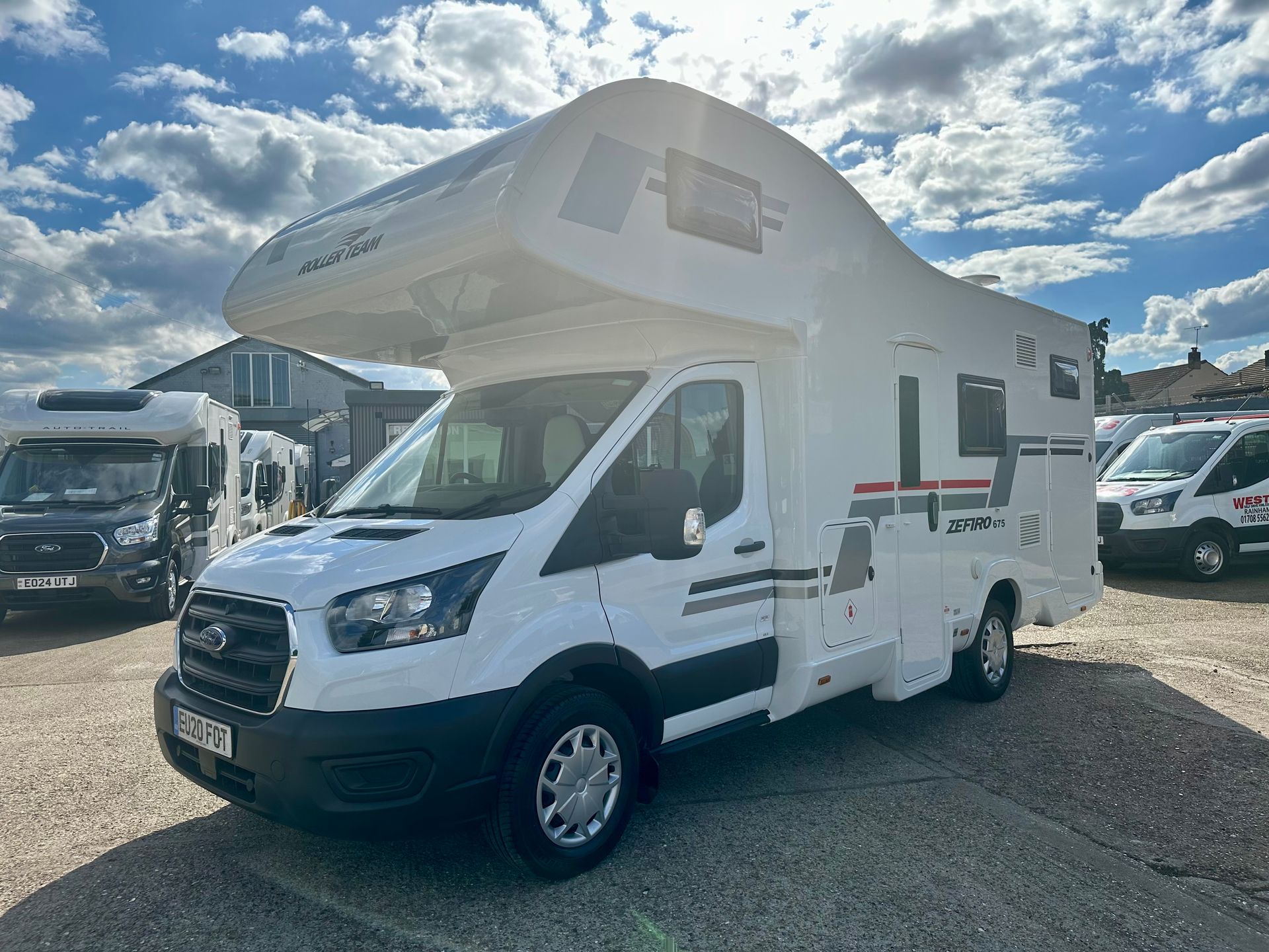 ford transit Roller Team 675 6 berth motorhome for sale used second hand bunk beds garage large storage