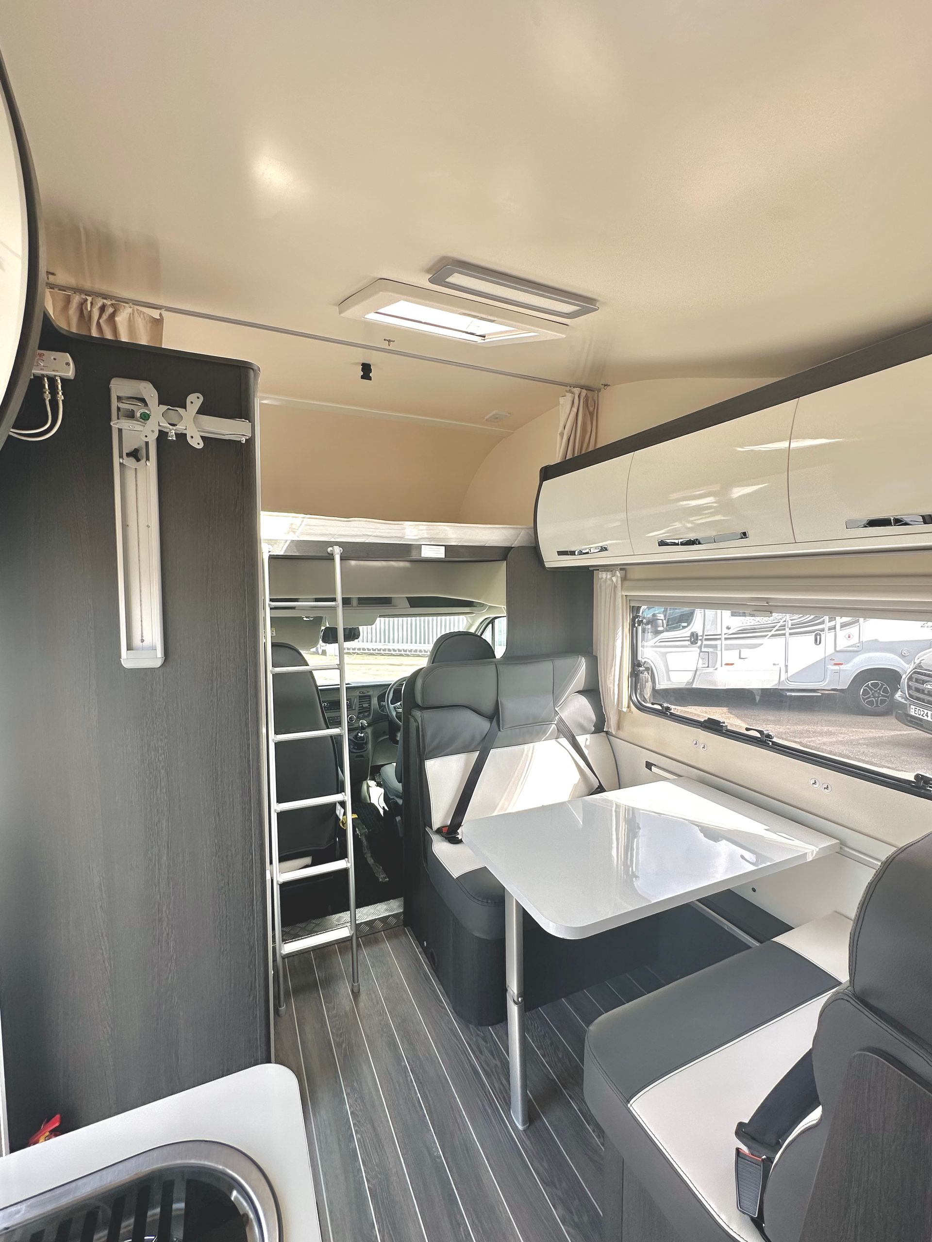 ford transit Roller Team 675 6 berth motorhome for sale used second hand bunk beds garage large storage