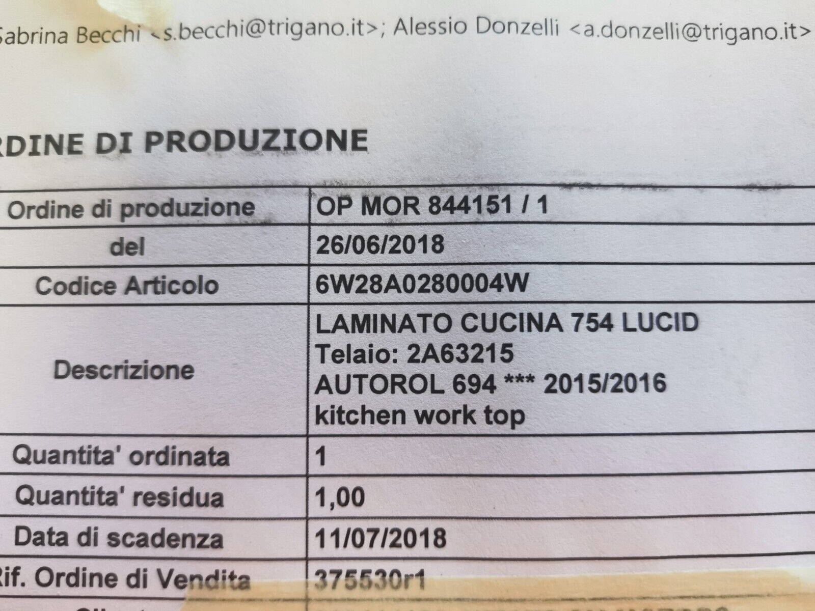Kitchen Worktop - Cream Gloss
LAMINATO CUCINA 754 LUCID
Brand New - Still in factory film
2016-18 - Roller Team - Auto Roller 694
Parts Number: 1I6W28A0280004W
Previous Part Number: 6W28A0280004W