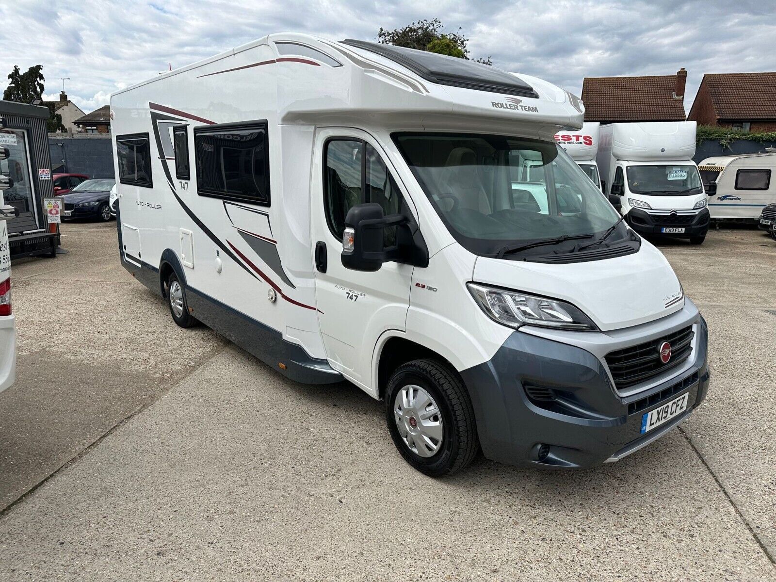 buy second-hand motorhome for sale fiat ducato, roller team auto roller 747 6 berth motor home automatic for 2 ,3 ,4 , 5, 6 people