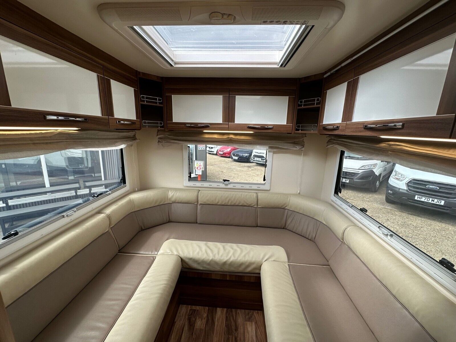 buy second-hand motorhome for sale roller team auto roller 747 6 berth motor home automatic for 2 ,3 ,4 , 5, 6 people, rear U shape Lounge,