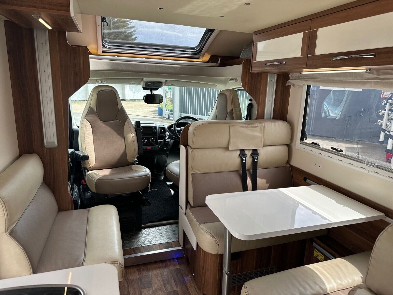 buy second-hand motorhome for sale roller team auto roller 747 6 berth motor home automatic for 2 ,3 ,4 , 5, 6 people, dinette area,
