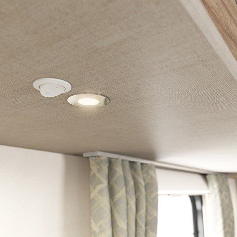 motorhome hire - Swift Edge 464 - 4 Berth motorhome rental uk lighting
