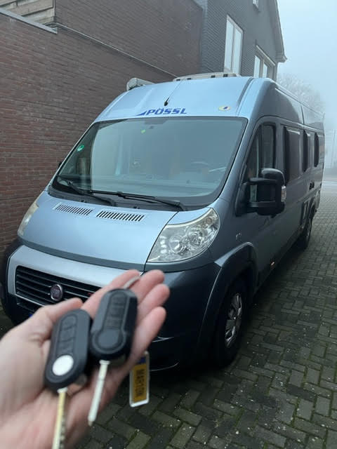 Sleutel voor Fiat Ducato camper
