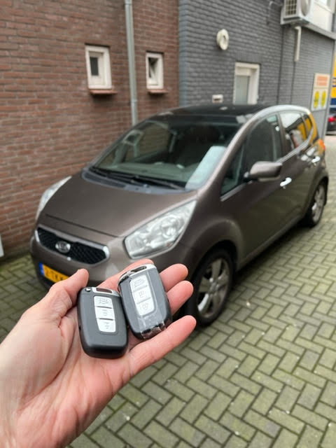 Sleutel met keyless entry voor Kia Venga
