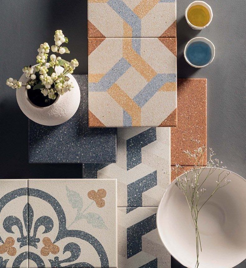 Different Kinds Of Tiles With Flower Vase On Top — Tile Trends in Tweed Heads South, NSW