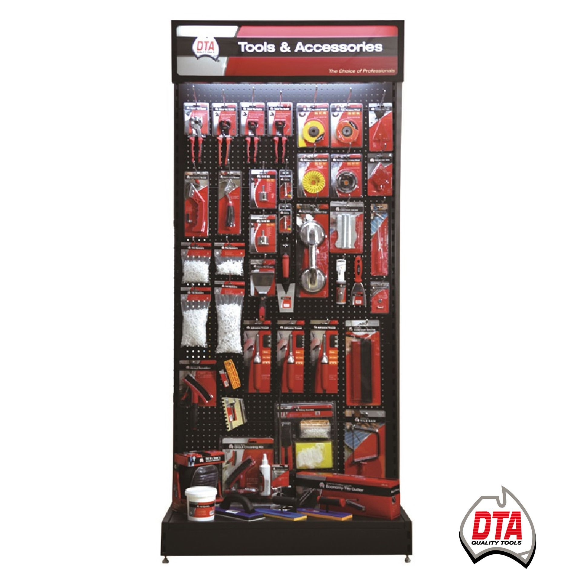 Display of Tools and Accessories — Tile Trends in Tweed Heads South, NSW