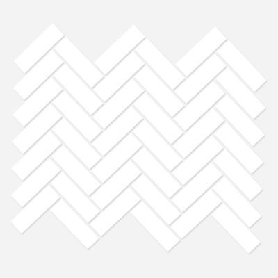 WHITE HERRINGBONE MW
