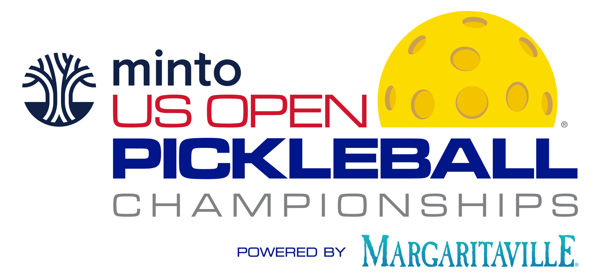 A logo for the minto us open pickleball championships