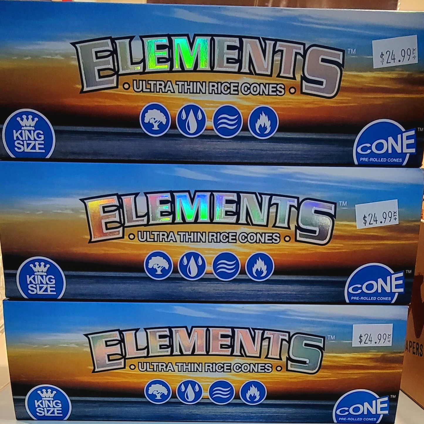 Three boxes of 