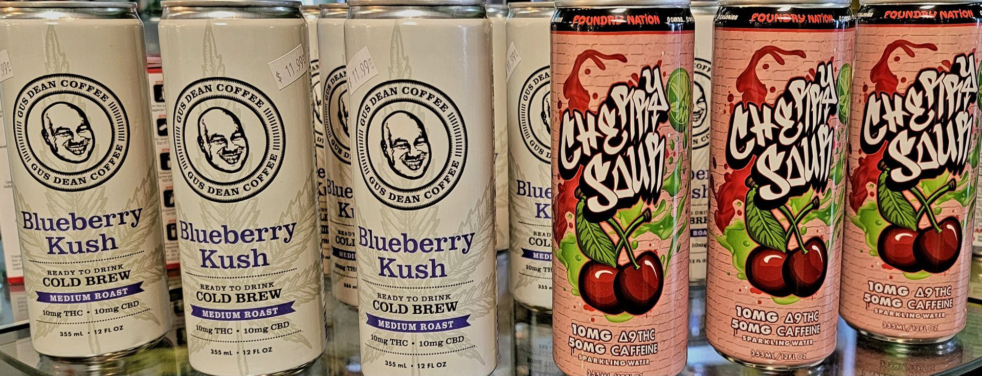 Canned beverages: 