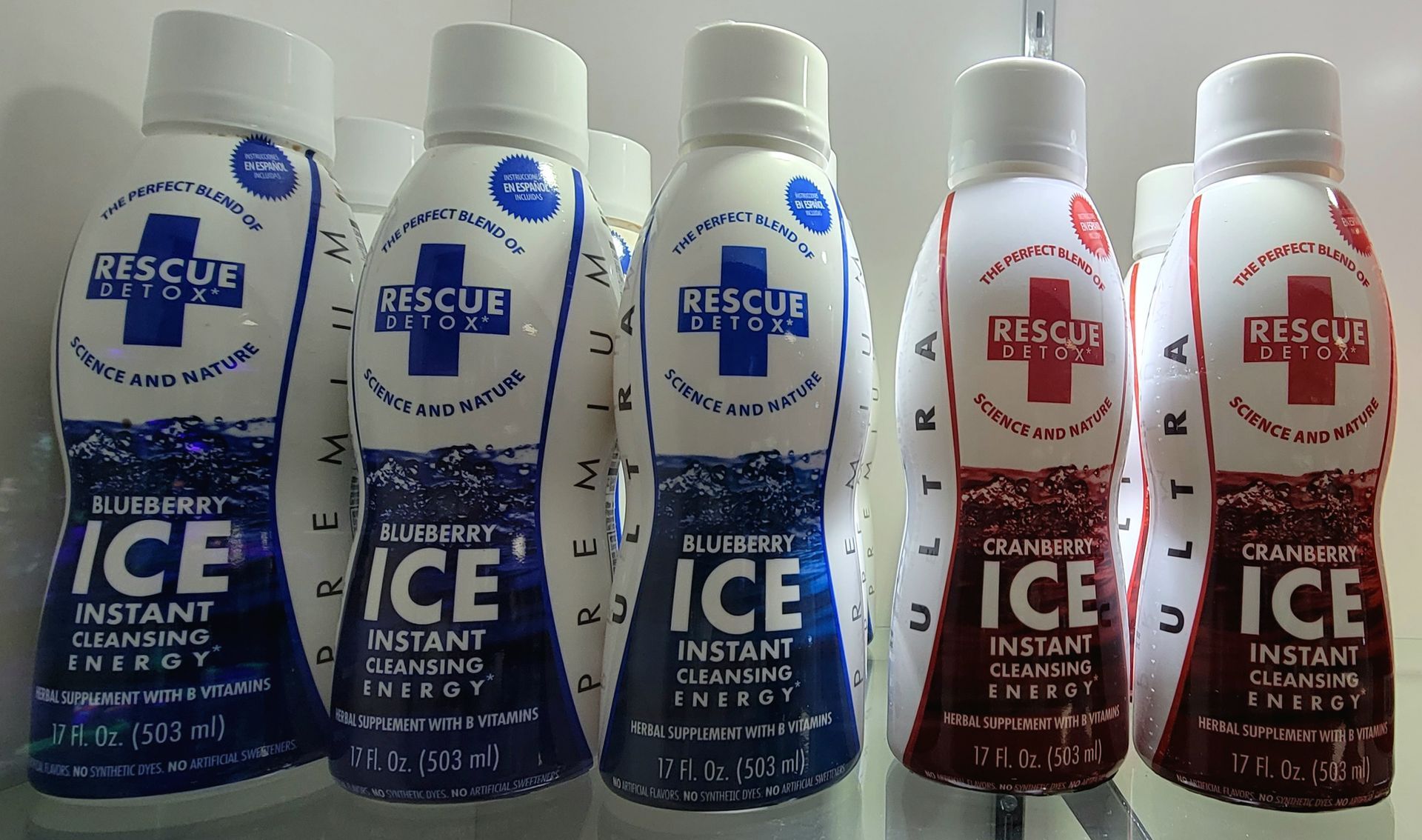 Bottles of 