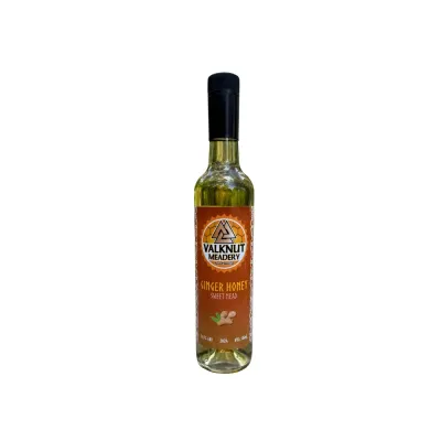 Bottle of Ginger Honey Sweet Mead.