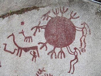 Petroglyph women