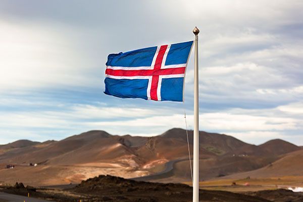 Iceland Flag