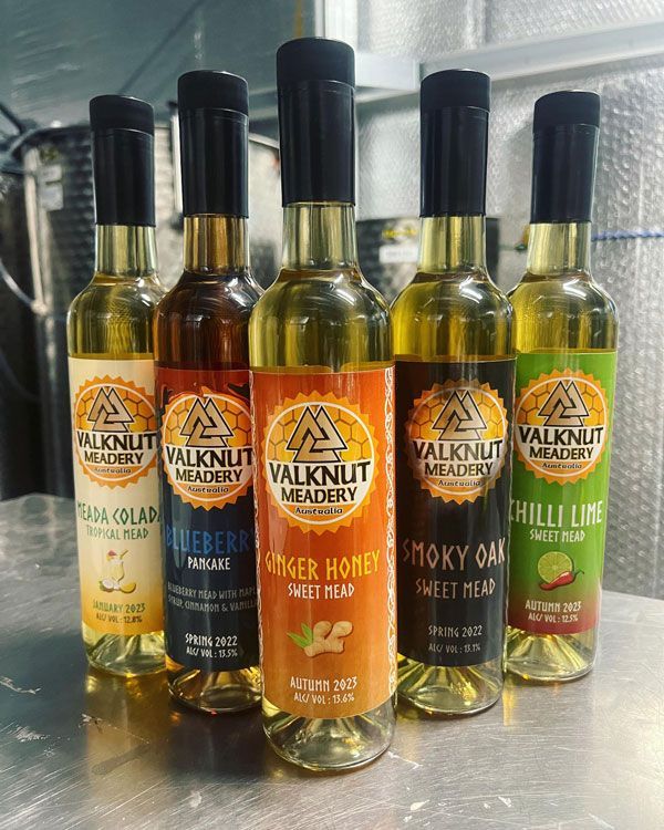 Valknut Mead in Brewery