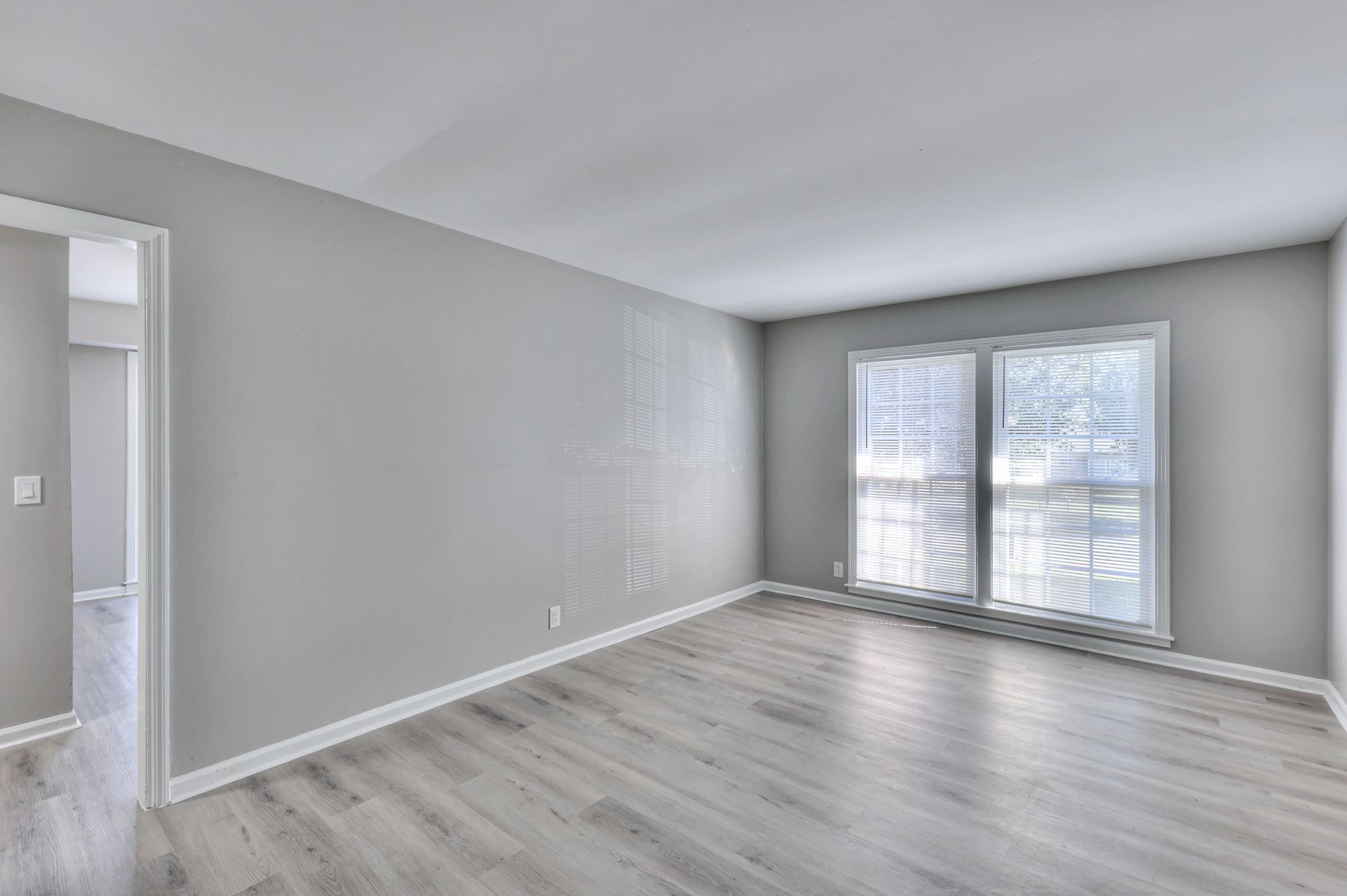 Photo of a large living room space