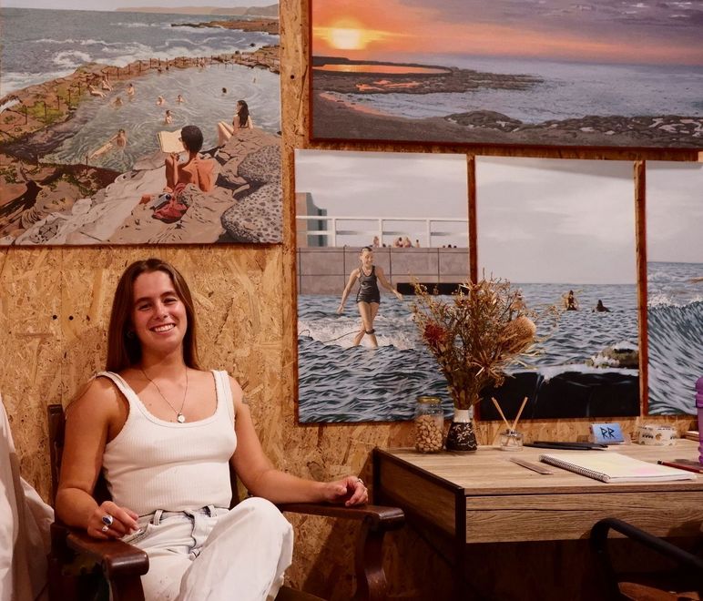 ruby rickard, muralist and artist