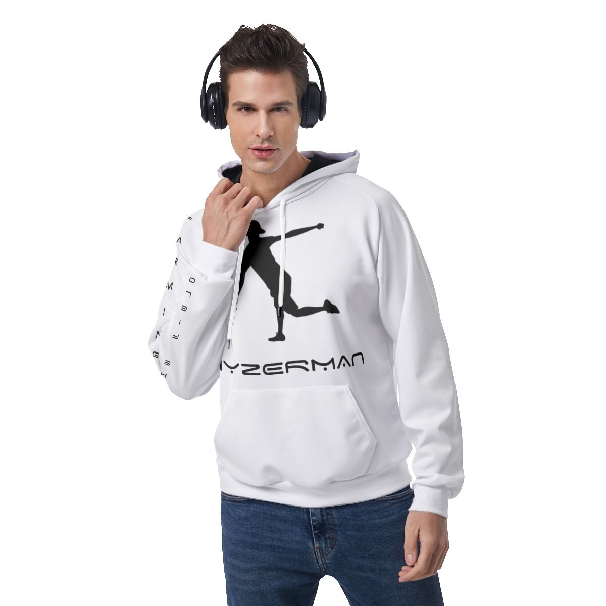 Hyzerman White Hoodie