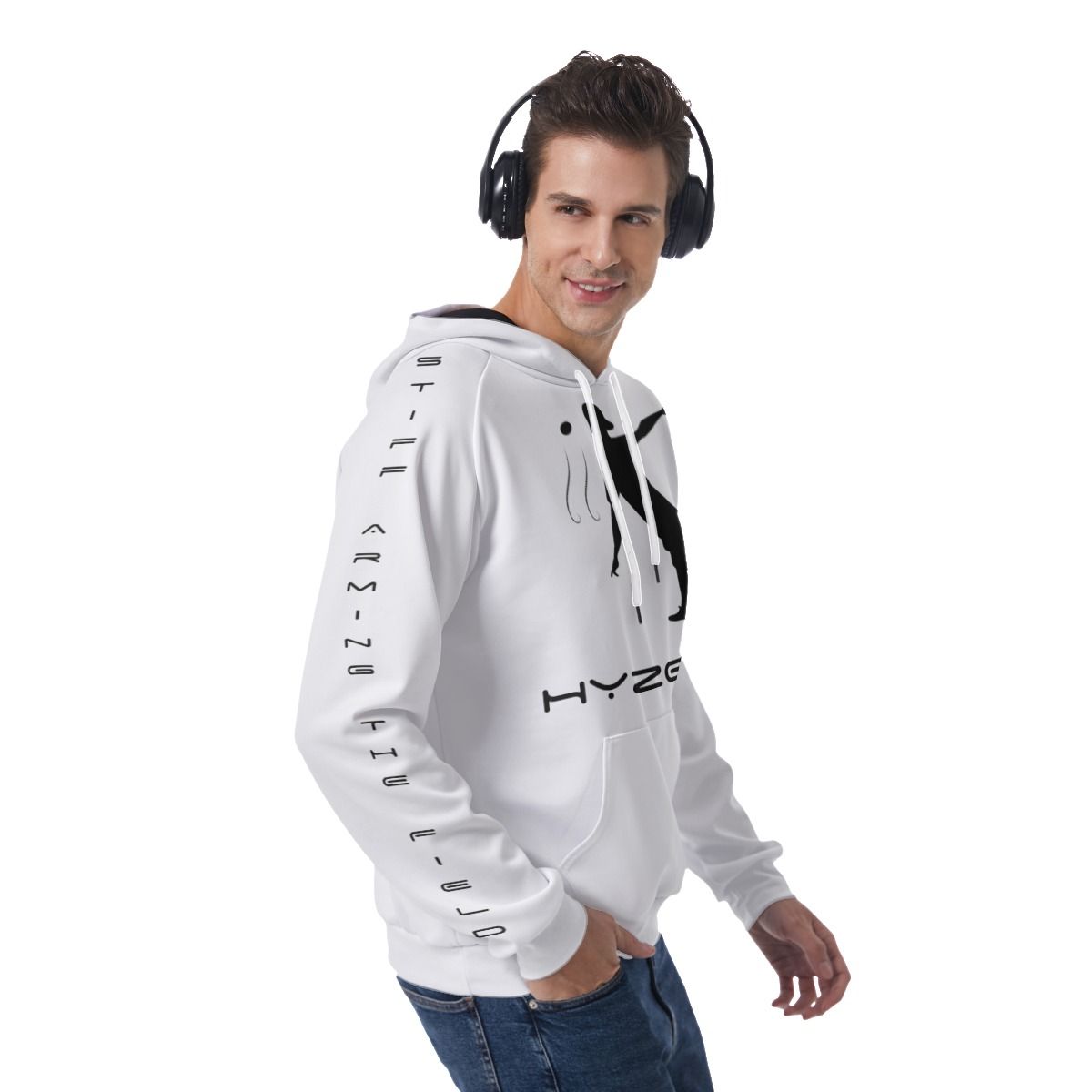 Hyzerman White Hoodie