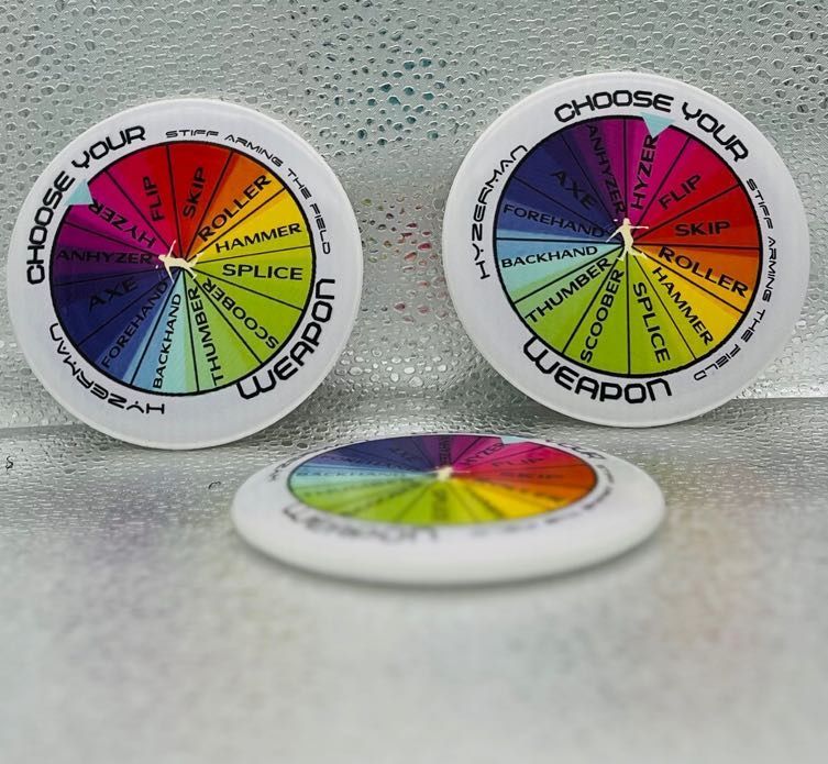Hyzerman Weapon Wheel Disc Marker