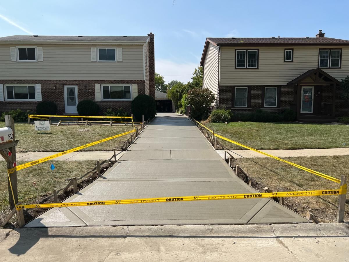 concrete driveway installation western springs il