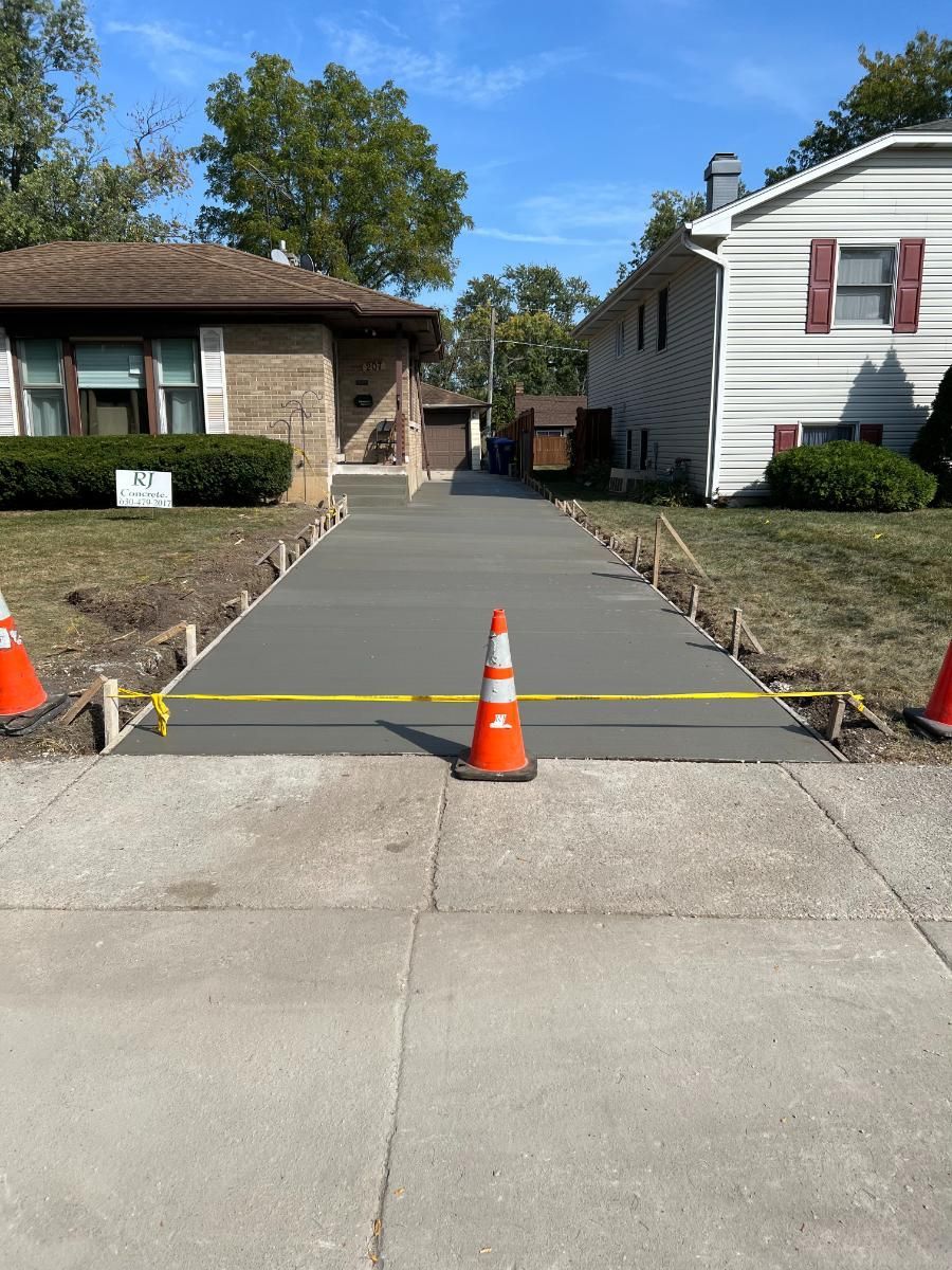 concrete driveway contractors oak brook il