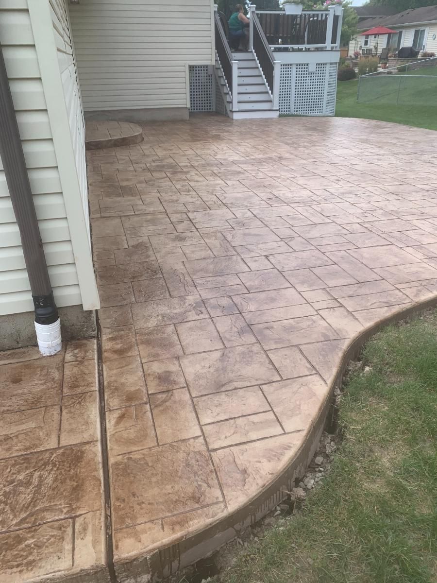 concrete patio contractors winfield il