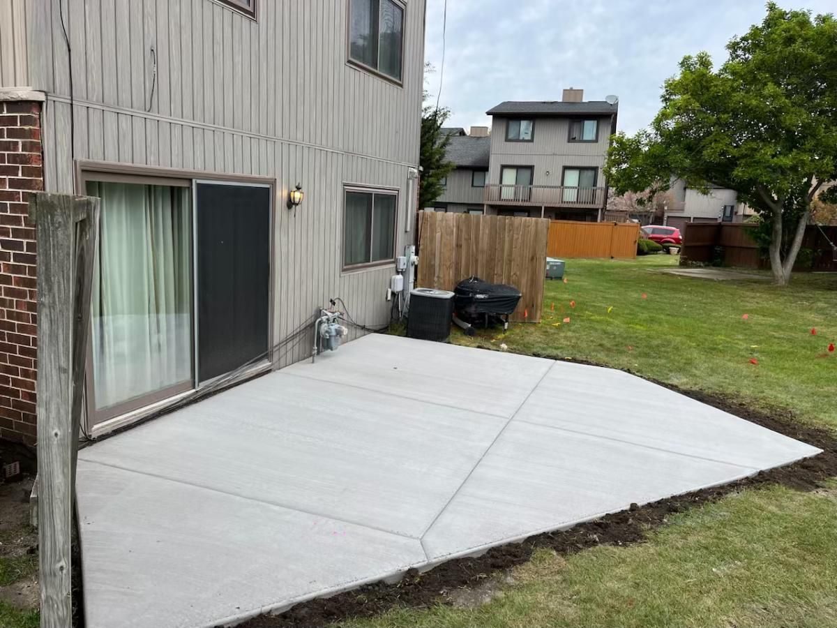 concrete patio contractors lisle il
