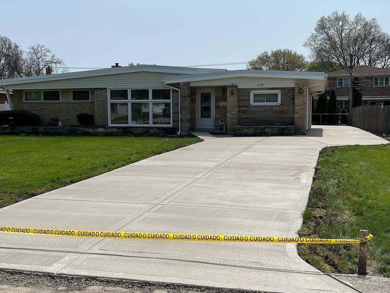 concrete driveway replacement chicago IL