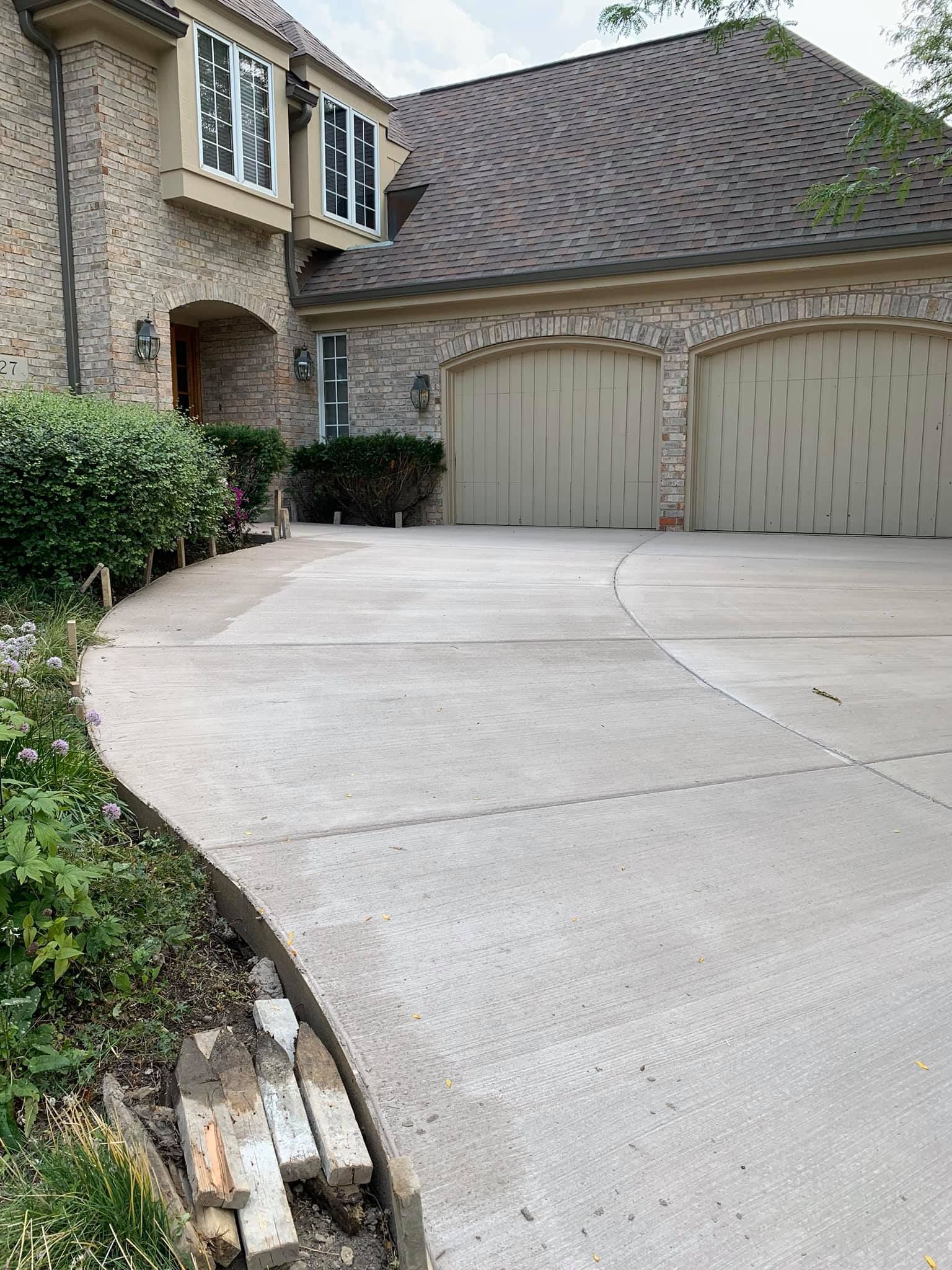 concrete driveway installation— Concrete Addison IL — RJ Concrete