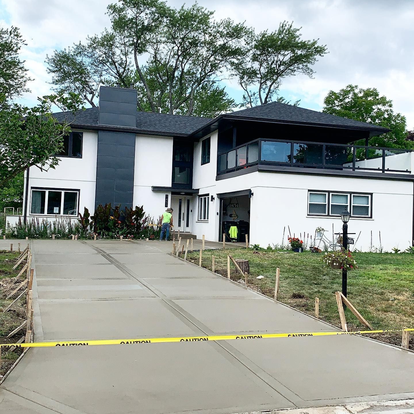 stamped concrete patio— Concrete Addison IL — RJ Concrete