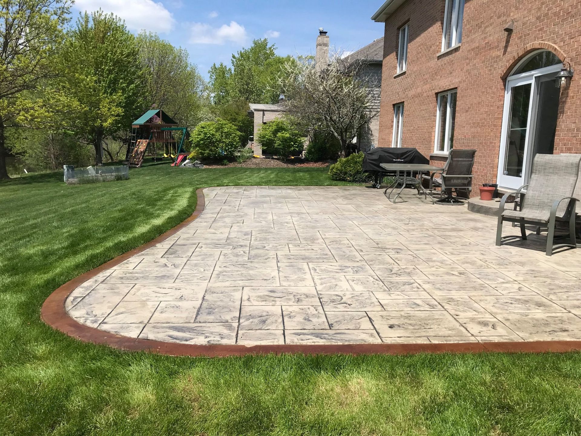 stamped concrete contractors addison, il