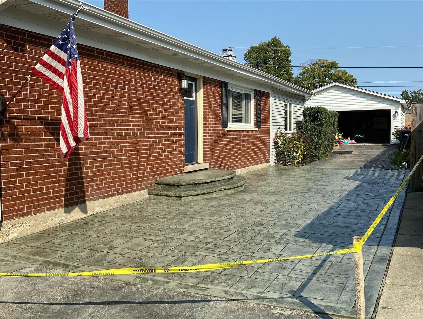 stamped concrete patio contractor— Concrete Addison IL — RJ Concrete