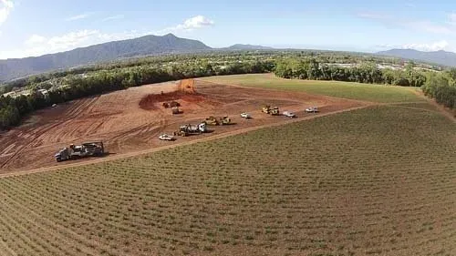 Aerial View of Cairns Mountain View Estate Roads | Woree, Queensland | Cheshire Contractors