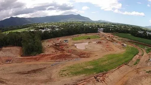 Overhead View Cairns Mountain View Estate Roads | Woree, Queensland | Cheshire Contractors