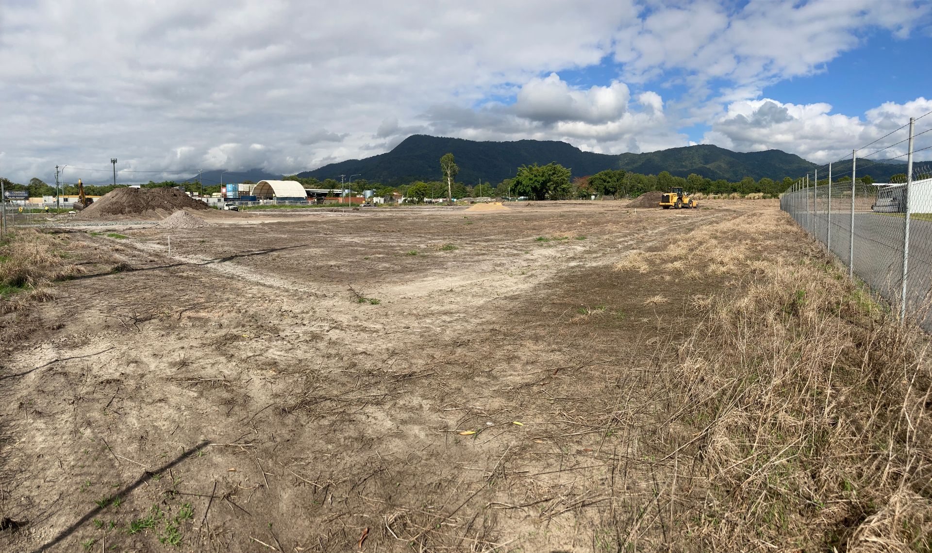 Aerial View of Cairns Mountain View Estate Roads Construction Site | Woree, Queensland | Cheshire Contractors