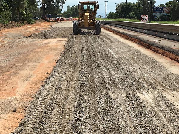 Tractors Building Road Base | Woree, Queensland | Cheshire Contractors