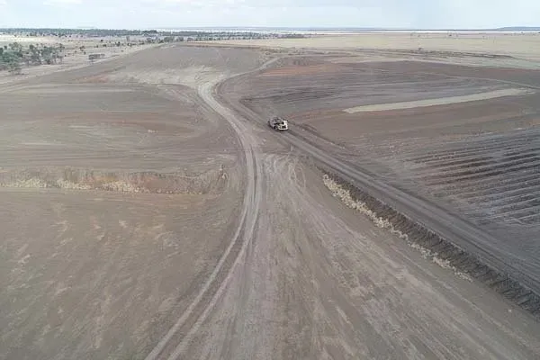 Hughenden - Recreational Lake and Surrounds Precinct Project Dirt Road with a Car | Woree, Queensland | Cheshire Contractors