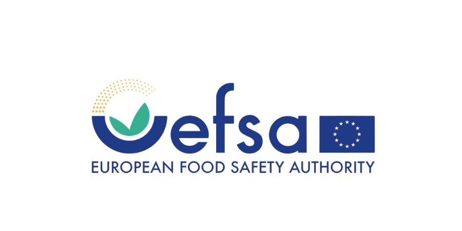 EFSA logo in blue and green with EU flag and “European Food Safety Authority” text