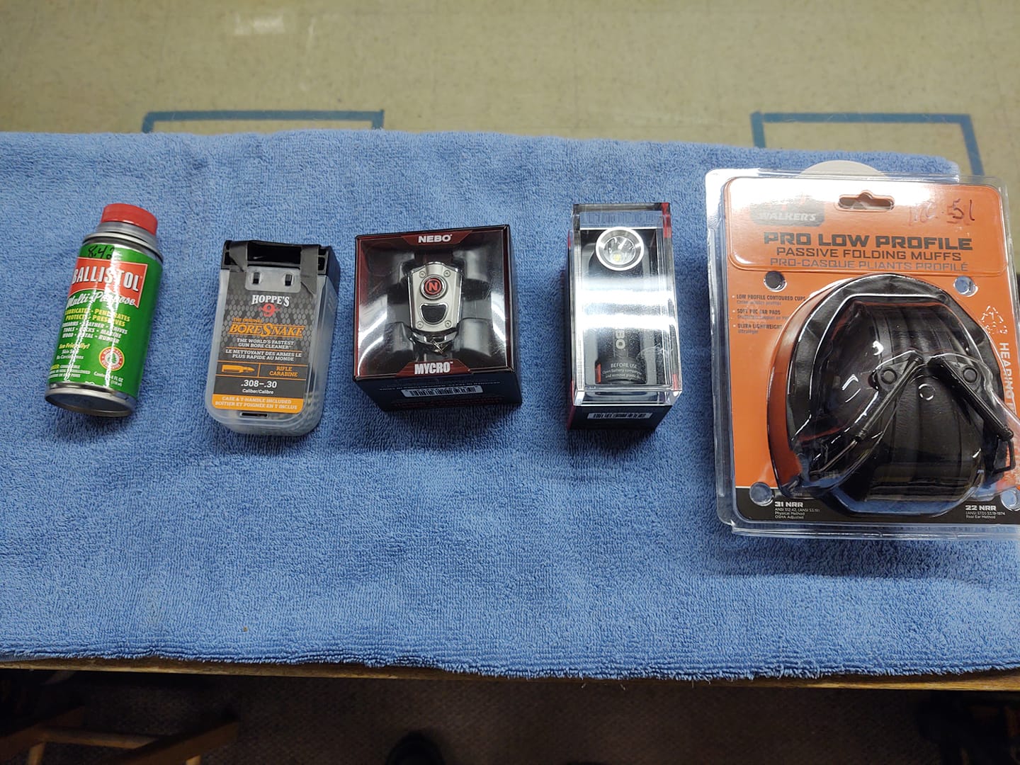 ammunition, earmuffs, and other gun accessories found at our ammo shop