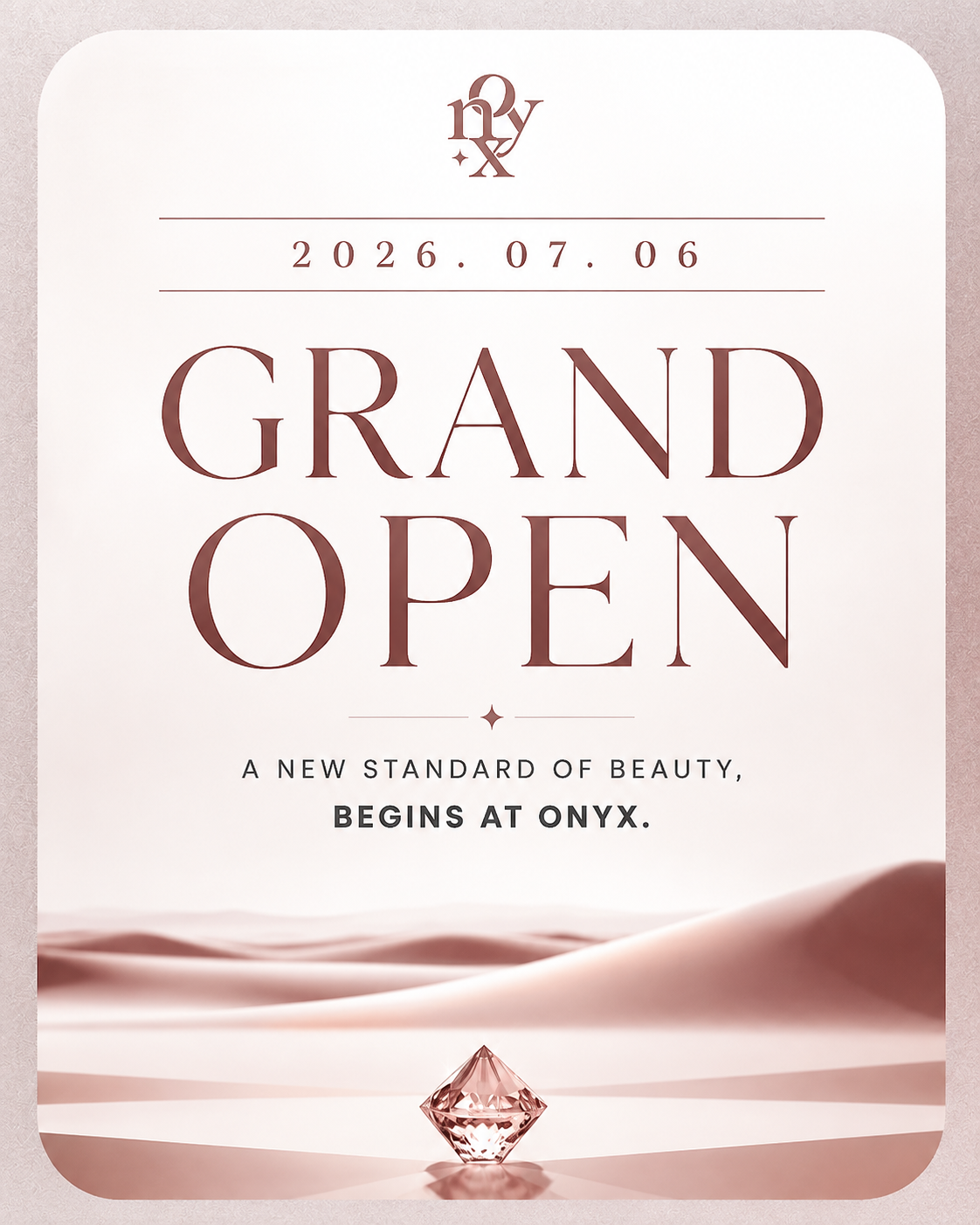 ONYX Plastic Surgery grand opening, 6 July 2026
